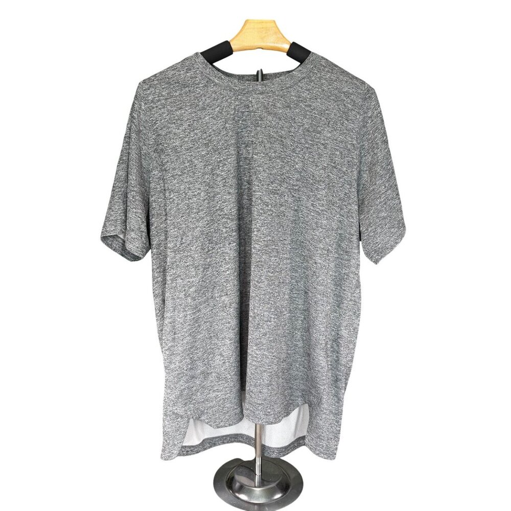 Adidas Mens Grey Heather Short Sleeve T-Shirt XL
